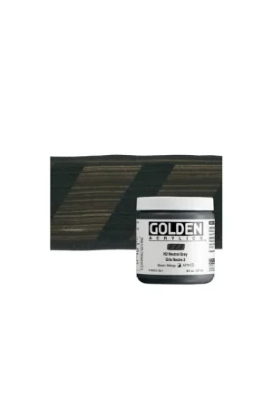 Entrega Rápida ACRILICO ARTIST GOLDEN HB 236ML GRIS NEUTRO 2 SERIE 1