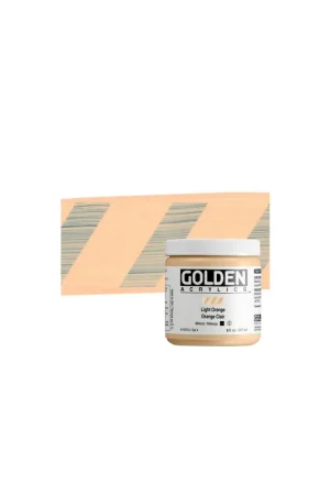 Solo Por Tiempo Limitado ACRILICO ARTIST GOLDEN HB 236ML NARANJA CLARO SERIE 4