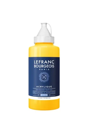 LEFRAN BOURGEOIS ACRILICO FINE 750ML AMARILLO PRIMARIO Disponible Ahora