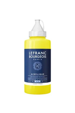 No Te Lo Pierdas LEFRAN BOURGEOIS ACRILICO FINE 750ML AMARILLO LIMON