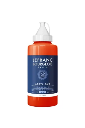 Hecho A Mano LEFRAN BOURGEOIS ACRILICO FINE 750ML NARANJA