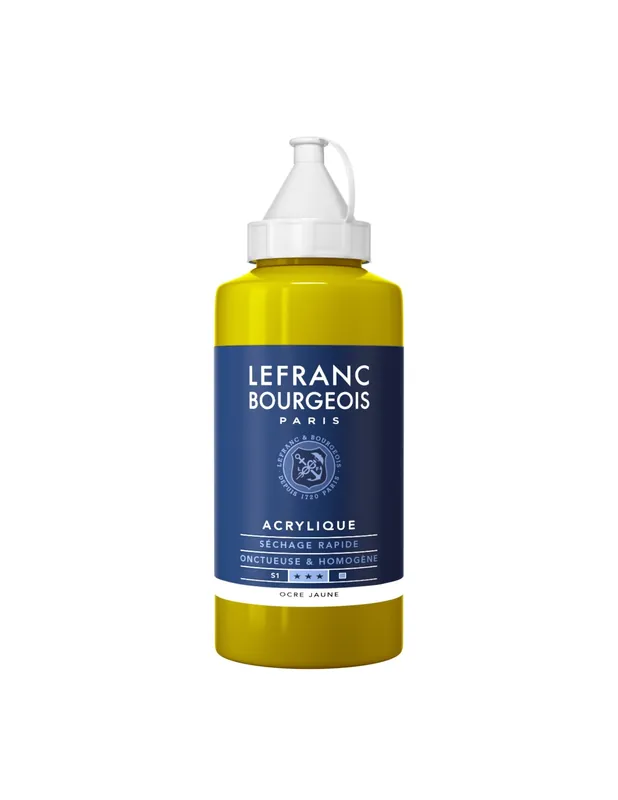 Descuento LEFRAN BOURGEOIS ACRILICO FINE 750ML OCRE AMARILLO