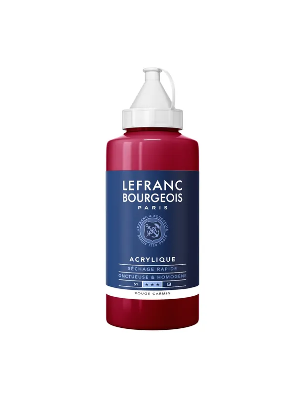 Última Versión LEFRAN BOURGEOIS ACRILICO FINE 750ML ROJO CARMÍN