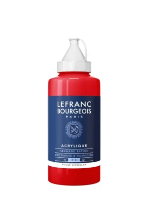 LEFRAN BOURGEOIS ACRILICO FINE 750ML ROJO BERMELLÓN Auténtico