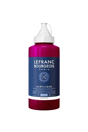 LEFRAN BOURGEOIS ACRILICO FINE 750ML VIOLETA ROJO De Moda