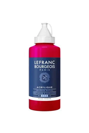 LEFRAN BOURGEOIS ACRILICO FINE 750ML ROJO PRIMARIO Precio Rebajado