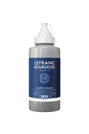 LEFRAN BOURGEOIS ACRILICO FINE 750ML PLATA Hecho A Mano