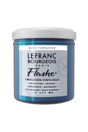 LEFRANC BOURGEOIS ACRILICO FLASHE 125ML Azul turquesa Compra Hoy