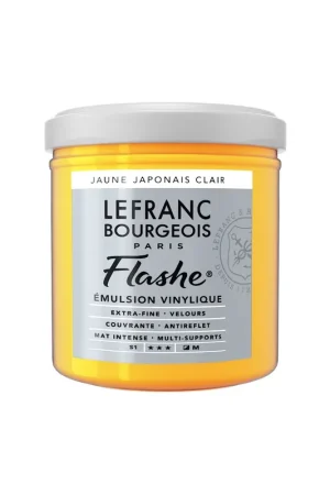 Exclusivo LEFRANC BOURGEOIS ACRILICO FLASHE 125ML Amarillo japonés claro