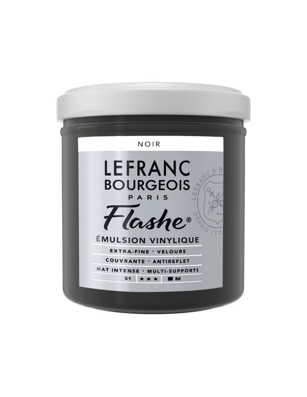 Compra Hoy LEFRANC BOURGEOIS ACRILICO FLASHE 125ML Negro