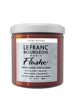 Stock Limitado LEFRANC BOURGEOIS ACRILICO FLASHE 125ML Ocre rojo