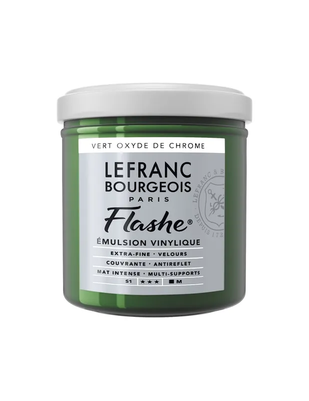Precio Reducido LEFRANC BOURGEOIS ACRILICO FLASHE 125ML Verde óxido de cromo
