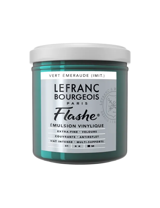 Garantía De Devolución De Dinero LEFRANC BOURGEOIS ACRILICO FLASHE 125ML Verde esmeralda