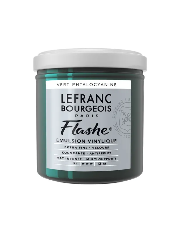 LEFRANC BOURGEOIS ACRILICO FLASHE 125ML Verde ftalo Moderno