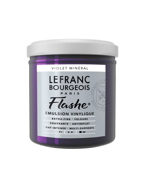 LEFRANC BOURGEOIS ACRILICO FLASHE 125ML Violeta mineral Profesional
