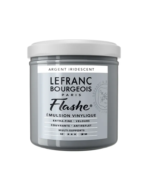 LEFRANC BOURGEOIS ACRILICO FLASHE 125ML Plata Liquidación