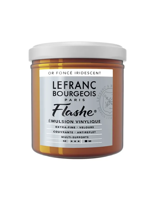 LEFRANC BOURGEOIS ACRILICO FLASHE 125ML Oro oscuro Promoción