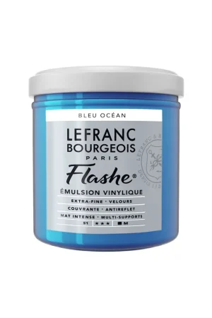 Moderno LEFRANC BOURGEOIS ACRILICO FLASHE 125ML Azul océano