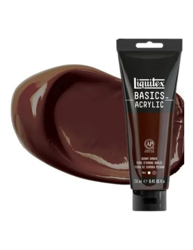 LIQUITEX ACRILICO BASICS 250ML TIERRA SOMBRA TOSTADA Envío Internacional