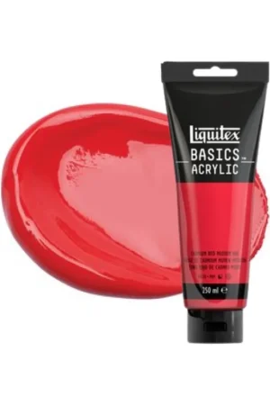 LIQUITEX ACRILICO BASICS 250ML T. ROJO DE CADMIO MEDIO Moderno