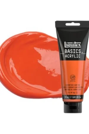 Profesional LIQUITEX ACRILICO BASICS 250ML TONO ROJO DE CADMIO CLARO