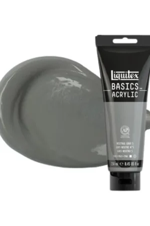 Más Vendido LIQUITEX ACRILICO BASICS 250ML GRIS NEUTRO 5