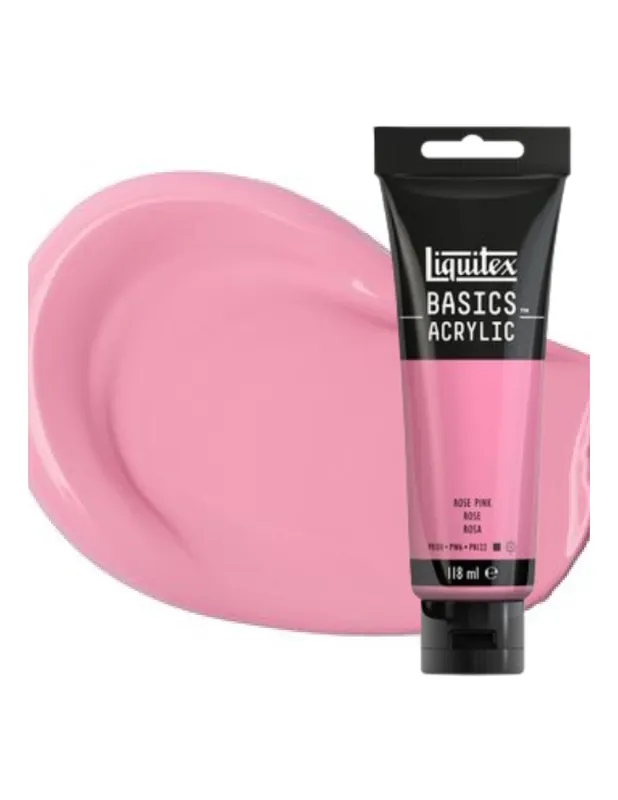 LIQUITEX ACRILICO BASICS 118ML ROSA Disponible Ahora