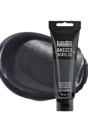 Auténtico LIQUITEX ACRILICO BASICS 118ML GRAFITO IRIDISCENTE