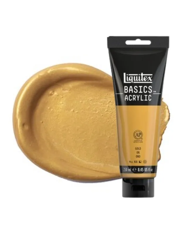 Solo Por Tiempo Limitado LIQUITEX ACRILICO BASICS 118ML ORO IRIDESCENTE