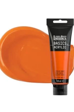 LIQUITEX ACRILICO BASICS 118ML ROJO ANARANJADO VIVO Últimas Unidades