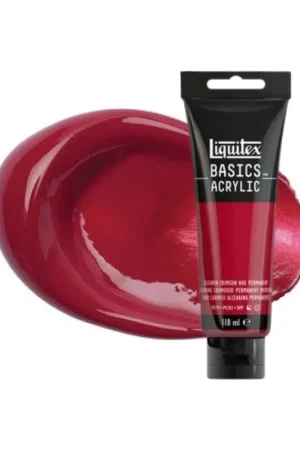 LIQUITEX ACRILICO BASICS 22ML TONO CARMESÍ ALIZARINA PERMANENTE Pago Seguro