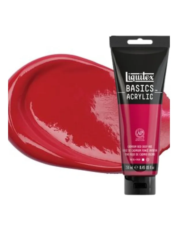 Nueva Colección LIQUITEX ACRILICO BASICS 22ML TONO ROJO DE CADMIO OSCURO