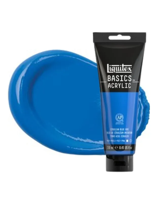 LIQUITEX ACRILICO BASICS 22ML TONO AZUL CERÚLEO Envío Inmediato