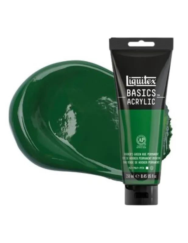 LIQUITEX ACRILICO BASICS 22ML TONO VERDE DE HOOCKER PERMANENTE Stock Limitado