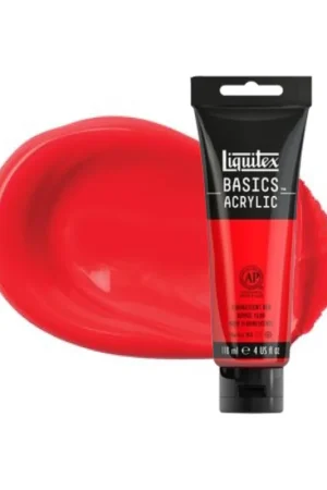 Garantía De Devolución De Dinero LIQUITEX ACRILICO BASICS 22ML ROJO FLUORESCENTE