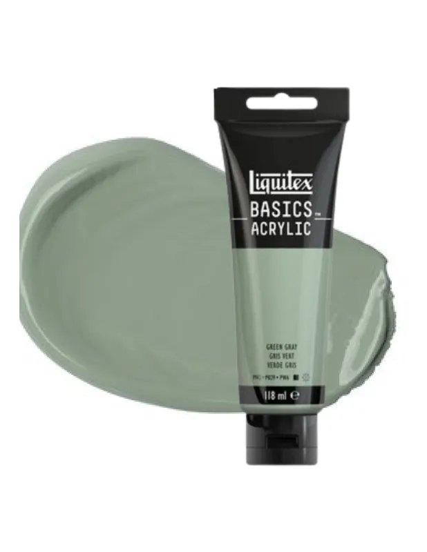 LIQUITEX ACRILICO BASICS 22ML GRIS VERDE Precio Económico
