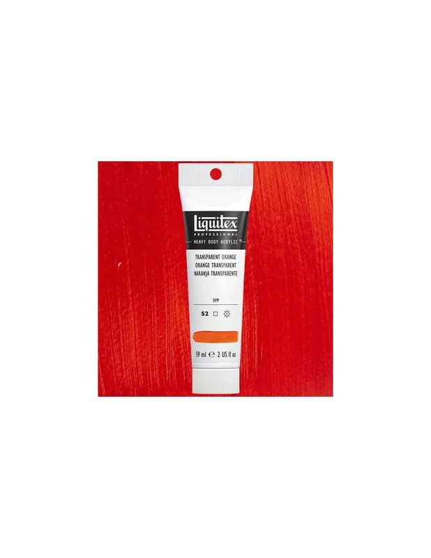 LIQUITEX ACRILICO HEAVY BODY 59ML NARANJA TRANSPARENTE Ordena Ya