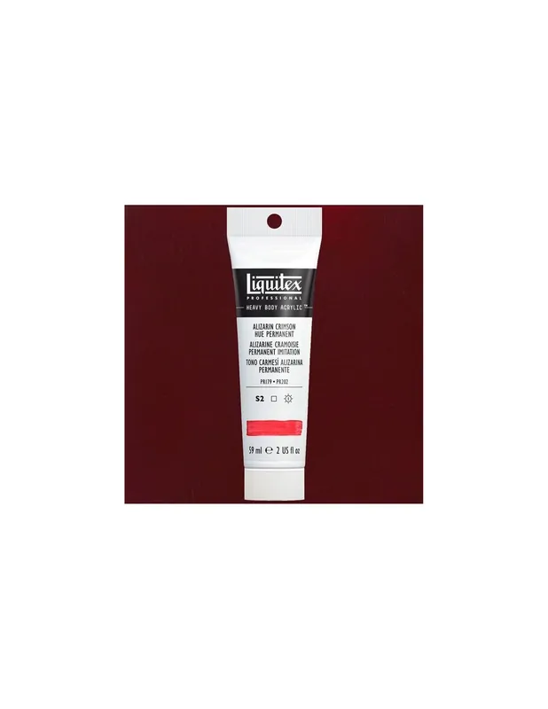 Última Oportunidad LIQUITEX ACRILICO HEAVY BODY 59ML T CARMESÍ ALIZARINA PERMANE