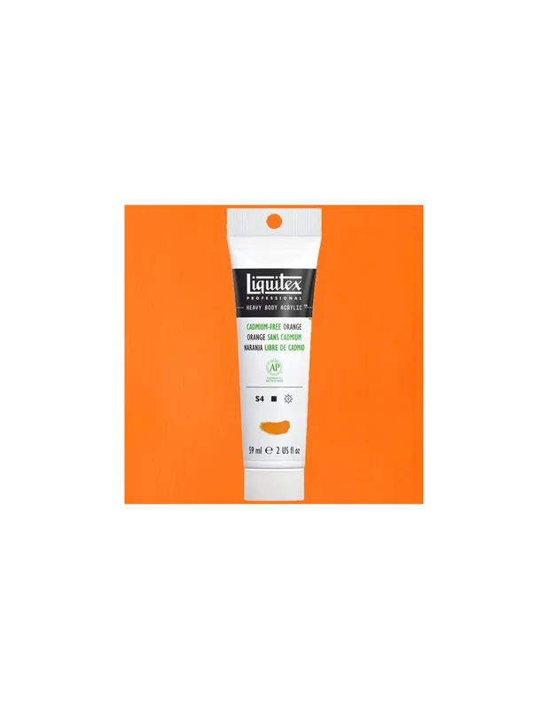 LIQUITEX ACRILICO HEAVY BODY 59ML Naranja Libre de Cadmio Certificado
