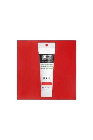 LIQUITEX ACRILICO HEAVY BODY 59ML Rojo Medio Libre de Cadmio Favorito De Clientes