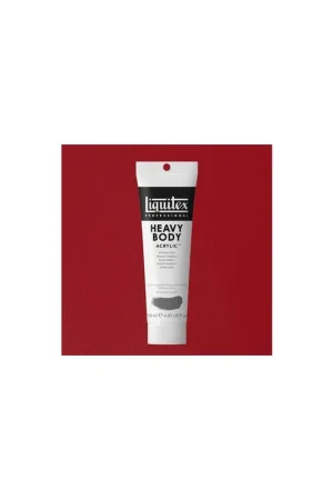 LIQUITEX ACRILICO HEAVY BODY 59ML Rojo Oscuro Libre de Cadmio - NUEVO COLOR Tendencia