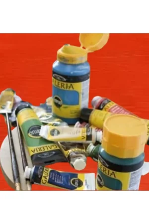 Garantía Incluida WINSOR & NEWTON ACRILICO GALERIA 500ML TONO AMARILLO DE CADMIO NARANJA