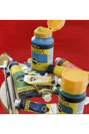 WINSOR & NEWTON ACRILICO GALERIA 500ML TONO ROJO DE CADMIO Hecho A Mano