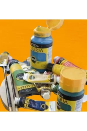 WINSOR & NEWTON ACRILICO GALERIA 250ML TONO AMARILLO DE CADMIO OSCURO Nueva Colección