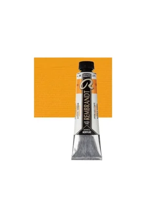 Máxima Calidad ACRILICO REMBRANDT 40ML 270 AMARILLO AZO OSCURO SERIE 2