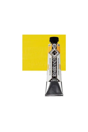 Ocasión Especial ACRILICO REMBRANDT 40ML 272 AMARILLO TRANSPARENTE MEDIO SERIE 3