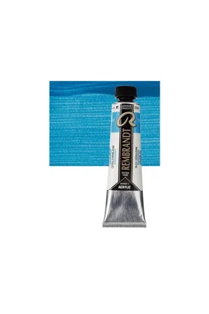 Nuevo Modelo ACRILICO REMBRANDT 40ML 534 AZUL CERULEO SERIE 3