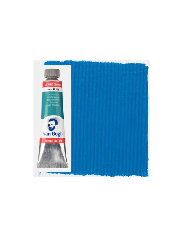 Gran Oferta ACRILICO VAN GOGH 40ML 522 AZUL TURQUESA