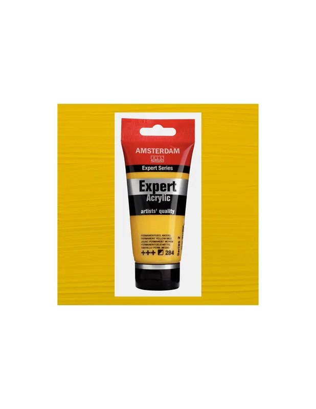 Lujoso ACRILICO AMSTERDAM EXPERT 75ML 284 AMARILLO PERMANENTE MEDIO SERIE 2