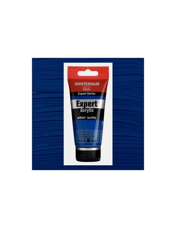 Disponible Ahora ACRILICO AMSTERDAM EXPERT 75ML 521 AZUL INDANTRENO FTALO SERIE 2